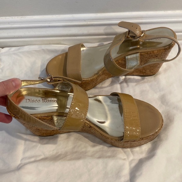 Disco Rossi brand platform sandals summer, size 39 European sizing - Picture 6 of 7